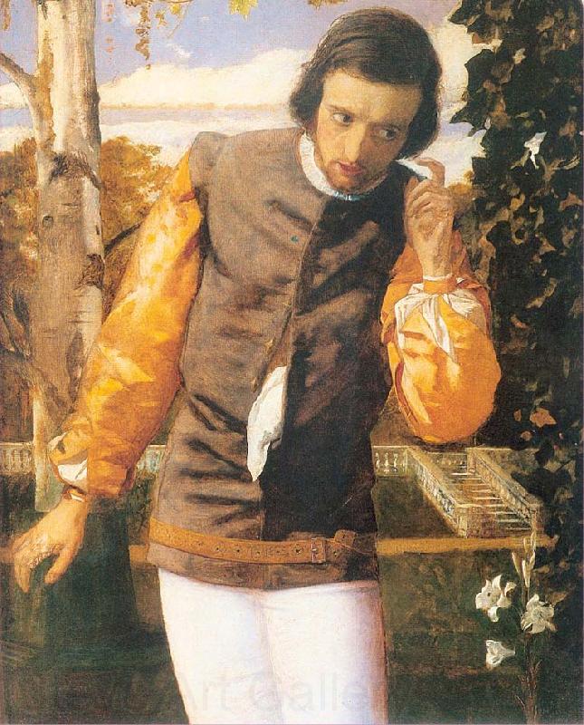 Arthur Devis Benedick in the Arbor Norge oil painting art